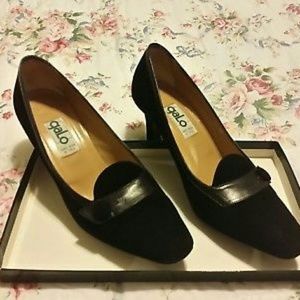 Galo Womens Shoes Sz 39 eu/9 us Black Velvet